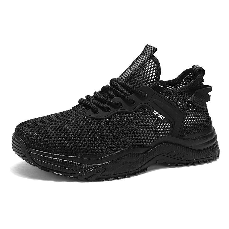 Summer Mesh, Cut-out, Breathable Men s Athletic Shoes (Fitness & Running) 39 чёрный