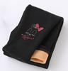 1W Girls' Fleece-Lined Warm Leggings - Autumn/Winter Style, Small & Medium Sizes, One-Piece Outerwear Pants