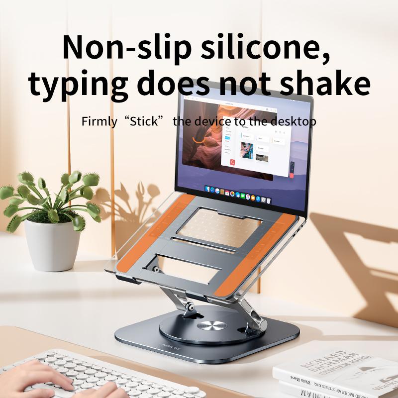 Xiaomi Laptop Stand 360° Rotatable Notebook Holder Liftable Desk Riser Stand Aluminum Alloy Stand Compatible With 9.7-17.3 Inch Laptops