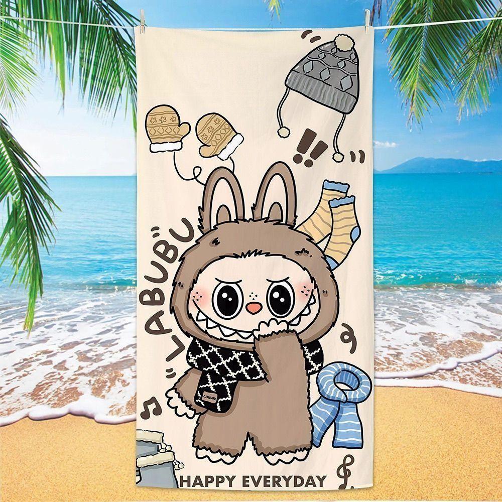 Cute Cartoon Children's Bath Towels, Running Sports Quick-drying Towels, Swimming Bath Towels, Beach Towels