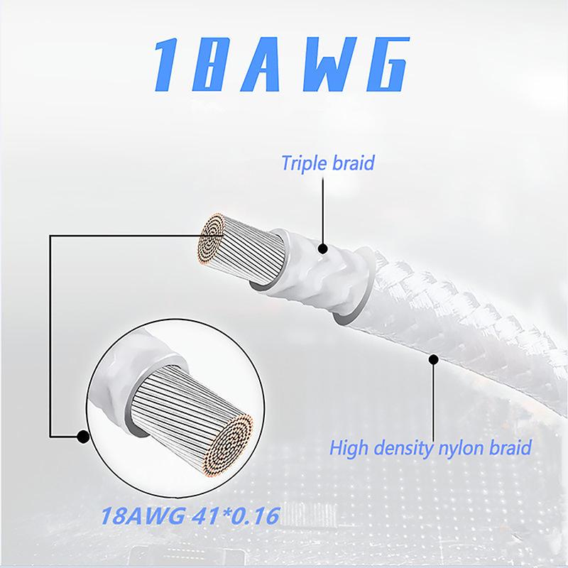 Psu Atx 24Pin Extension Cable Nylon Braided 8-Pin 6+2Pin Cord 24-Pin Motherboard Extension For Computer Pc Case Power Cable Kit