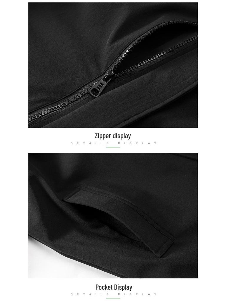 Men's Trendy Versatile Hooded Windproof Waterproof Jacket for Spring/Autumn