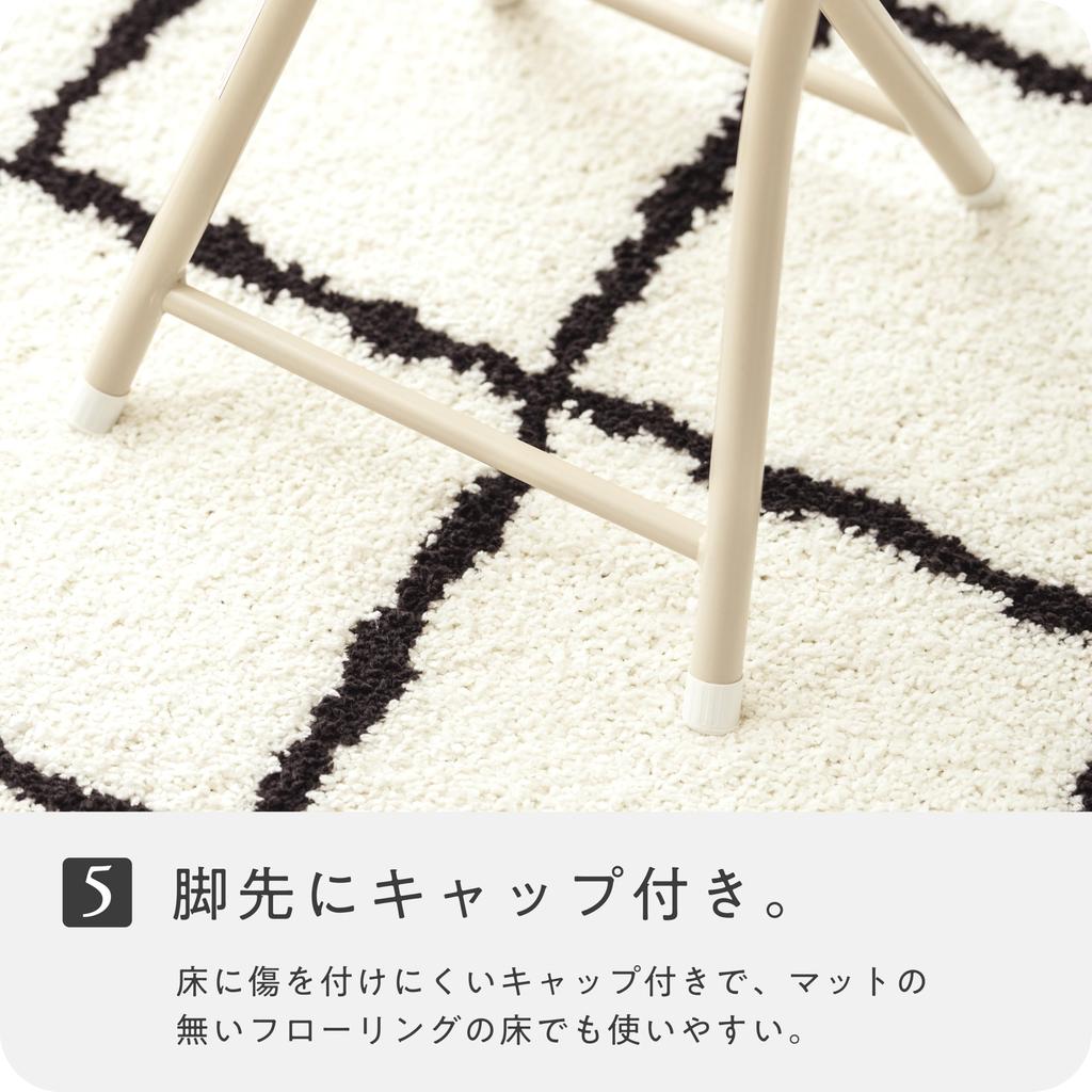 Takeda Corporation Folding Chair, Chair, Stool, Kitchen Chair, Folding Cushion Chair, Brown, OT-51BR