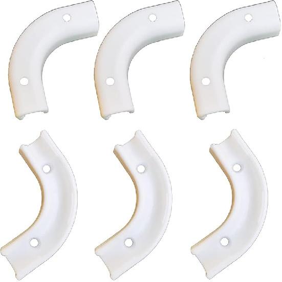 1/4-inch Flow Bend Clip 25pcs,+3/8-inch Flow Bend Clip 25pcs, Tube Flow Bend Clip,Conduit Elbow.