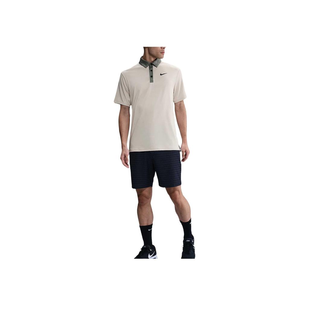 Nike Dri-Fit Swoosh Tour Módní Všestranné Pohodlné Polo tričko s krátkým rukávem Pánské Polo trička Off-White FZ7502-104