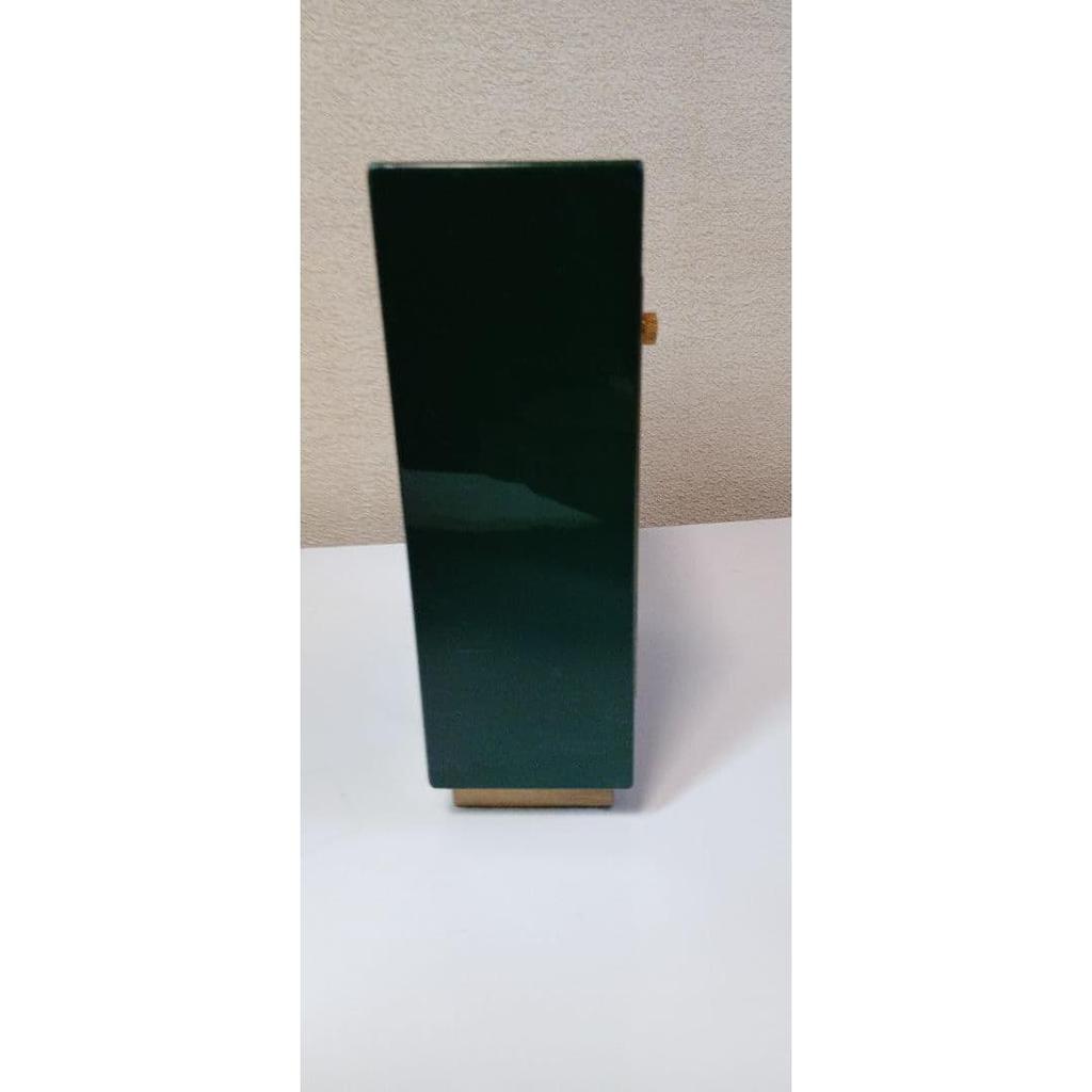 Used Ginza WAKO Table Clock (dark Green) Antique Style