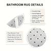 4pcs Purple Hot Spring Waterfall Shower Curtain Set Waterproof Fabric Bath Curtain with 12 Hooks Non Slip Rug U Shaped Mat Toilet Cover Bathroom Decor