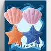 Cozy And Adorable Shell Starfish Plush Pillow For Sleeping And Gift Giving