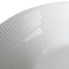 ROYAL COPENHAGEN White Fluted Deep Plate, 24cm, for Pasta or Soup, 2408606 (Parallel Import)