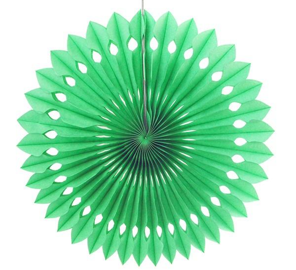 5pcs 25cm Tissue Paper Cut-out Paper Fans Pinwheels Hanging Flower Paper Crafts for Showers
