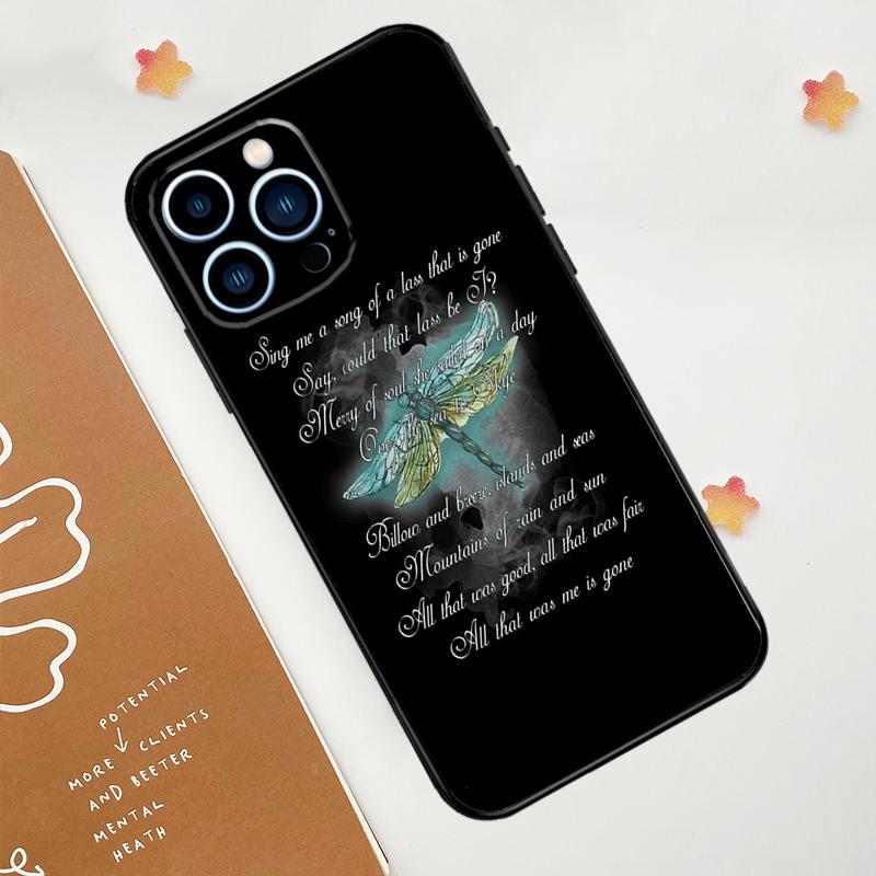Outlander Sassenach Libelle Handyhülle Für iPhone 17 Pro Max 14 13 12 11 15 16 Pro Max mini 15 Plus 16e 17 Air Funda