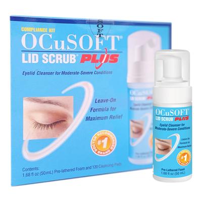 OQSoft Lid Scrub Plus Göz Kapağı Temizleyici, 50ml, 1 set