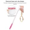 Eyelash Mascara Wands Empty Tube With Keychain Lash Spoolies Plastic Case Brush Holder