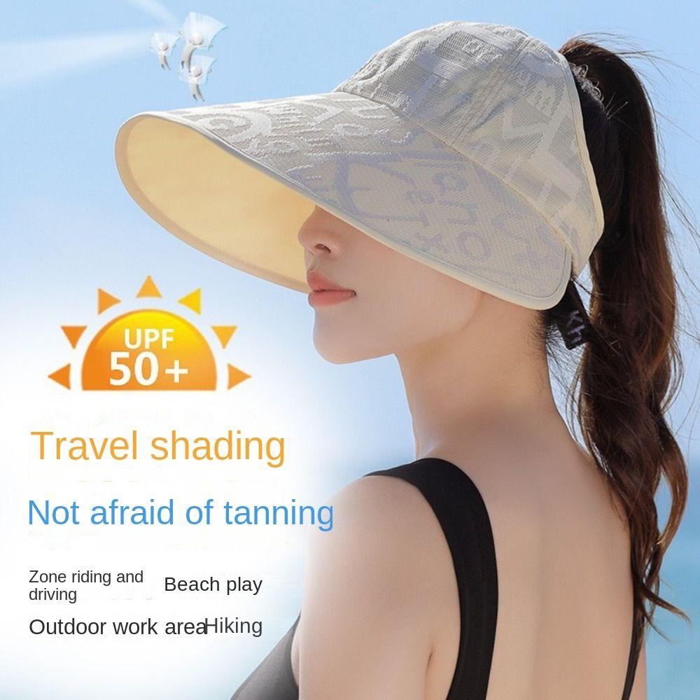 

UV Protection Sunscreen Bucket Cap Stripes Summer Panama Hat UV Protection Hat Fishing розовый