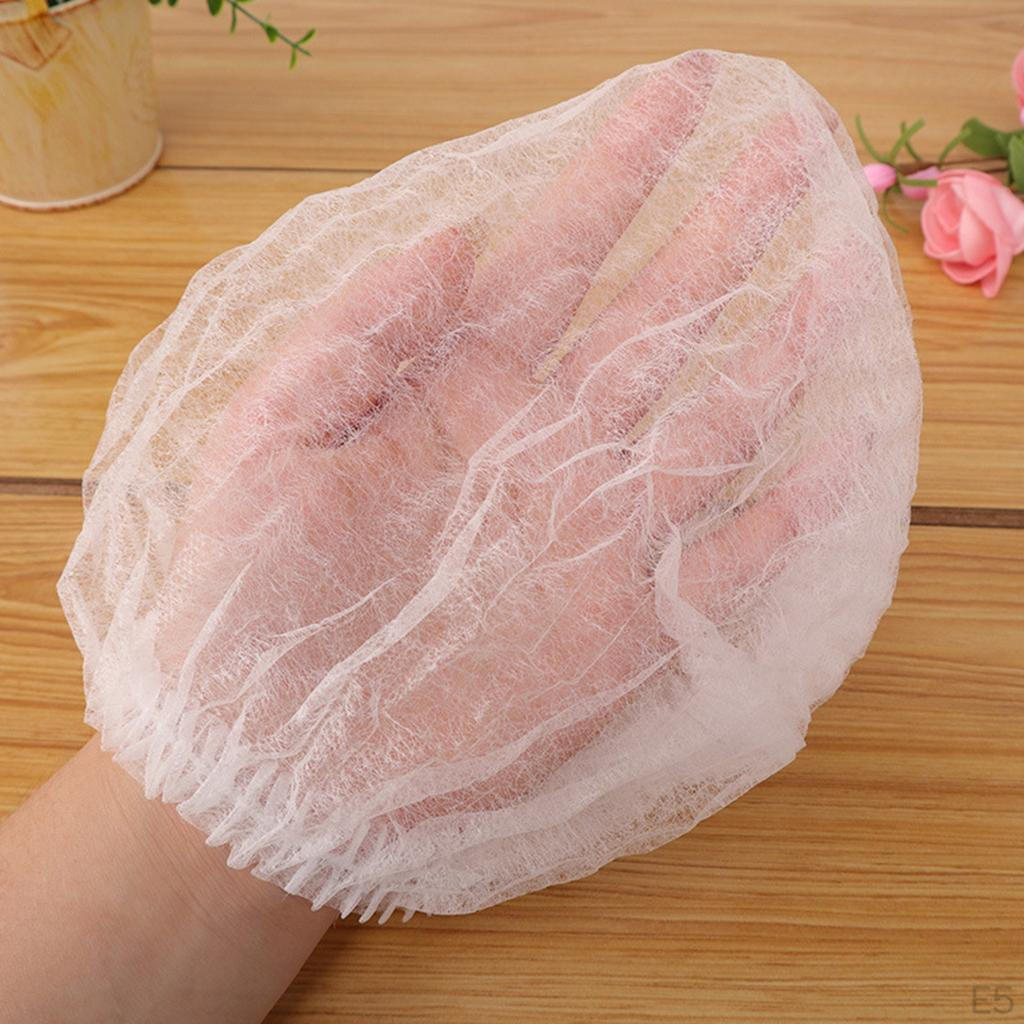 100 Pcs Disposable Hair Shower Caps Non-woven Hat Industries
