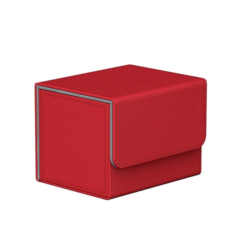 Fit 100 Single Sleeved Trading Card Deck Box Flip Cover Game Card Cases  Gathering Card