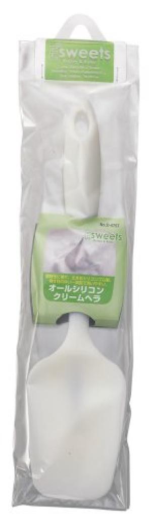 Pearl Metal EE Sweets All Silicone Cream Spatula D-4757