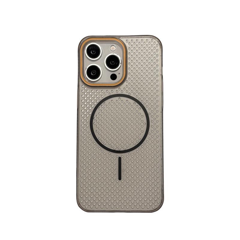 iPhone 17 Pro Max Breathable Mesh Anti-Drop Heat Dissipation Case with Apple 16 Magnetic Features