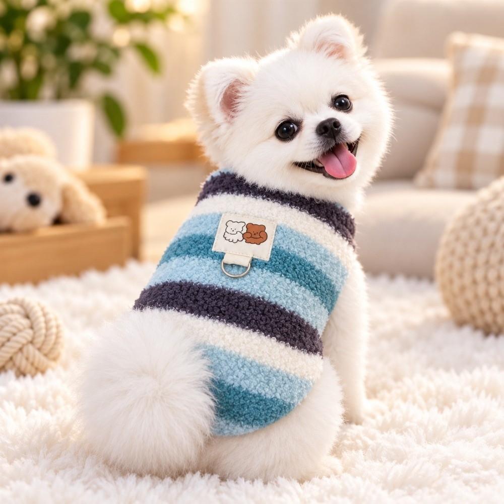 Windproof Dog Warm Clothes Winter Plush Dogs Coat Fashion Dog Hiking Jacket Cat