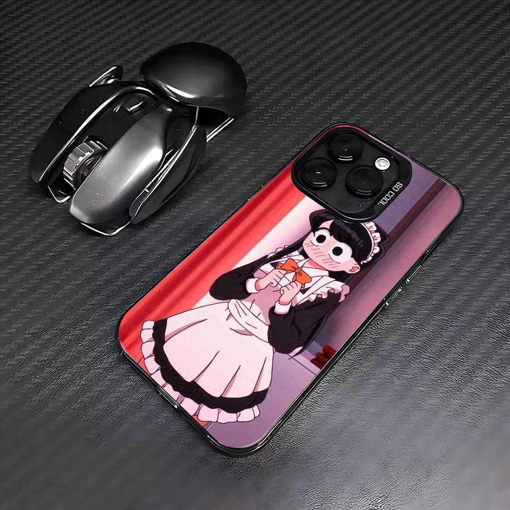 

Чехол для телефона K-Komi C-Cannot Communicate для iPhone17,16,15,14,13,12,11 Plus,Pro Max Цветной Посеребренный Внутренний Чехол iPhone12PROMAX