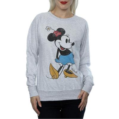 Dámská/dámská klasická mikina Minnie Mouse Heather