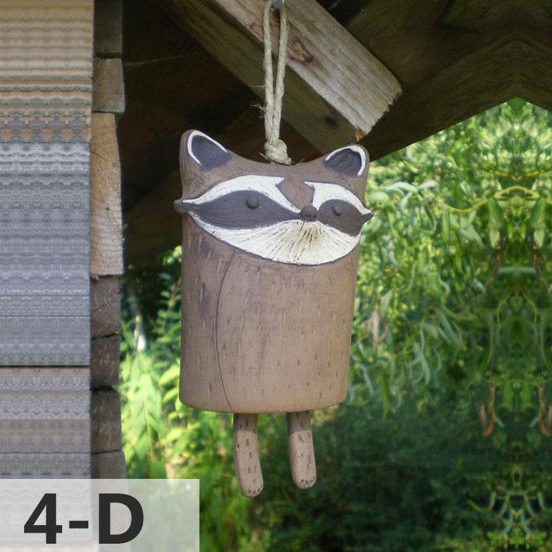 Beautiful Rustic Animal Wind Chimes Resin Nordic Style Cute Wind Chimes Bell Room Garden Door Outdoor Yard Decor Crafts