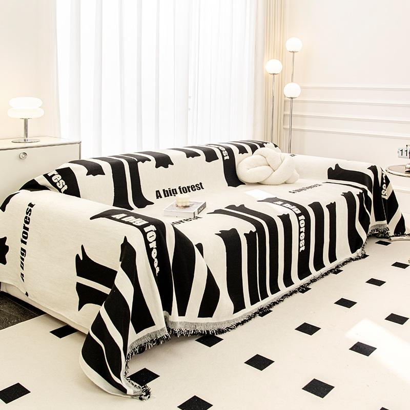 Prosop Sofă Universal Patru Anotimpuri Anti-Alunecare Chenille Husă de Sofă Pernă Simplu Modern Living Sofă Acoperire Completă Pânză