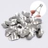100Pcs/Set Dental Matrices Sectional Contoured Metal Matrix Bands Matrix Rings Full Teeth Replacement Dentsit Oral Care Tool