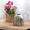 500ml Stainless Steel Indoor Outdoor Watering Can Garden Plant Flower   Spout Watering Pot
