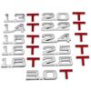 Auto 3D Metall 1.3T 1.4T 1.5T 2.0T 2.4T 2.8T 1.6T 1.8T 2.2T 2.5T 3.0T Logo TURBO Emblem Plakette Aufkleber Heckaufkleber Für Toyota Honda