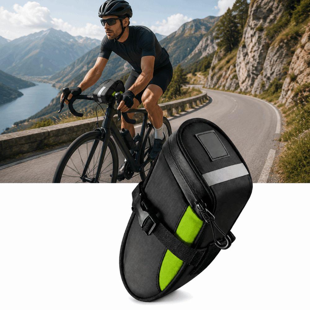Waterproof Cycling Tail Bag 1.2L Capacity Bicycle Seat Bag  for Mountain & Road Bike