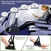 Portable Hammock Leg Rest, Aircraft Footrest with Adjustable Straps, the Perfect Travel Accessory