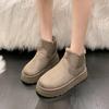Trendy Thick-Soled Snow Boots Elastic Band Warmth Non-Slip Grip Winter