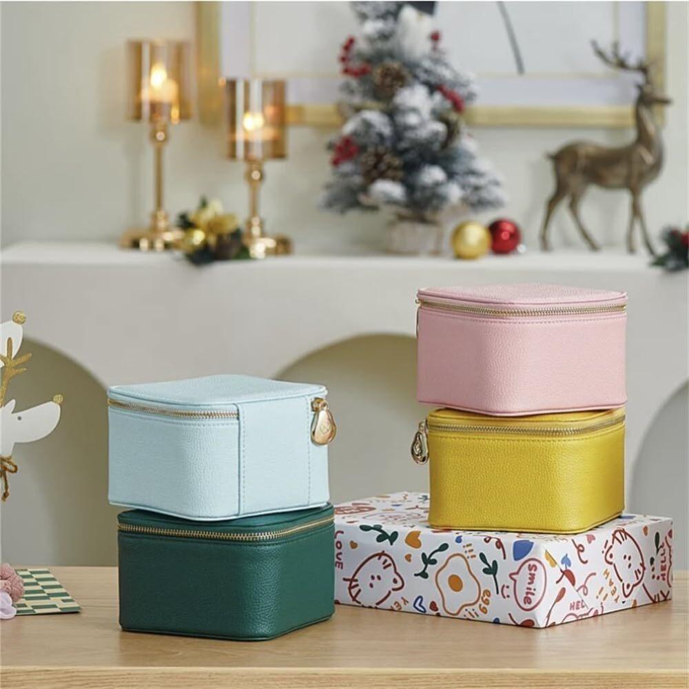 Portable Travel Jewelry Box Large Capacity Small Item Storage Box New Jewelry Case