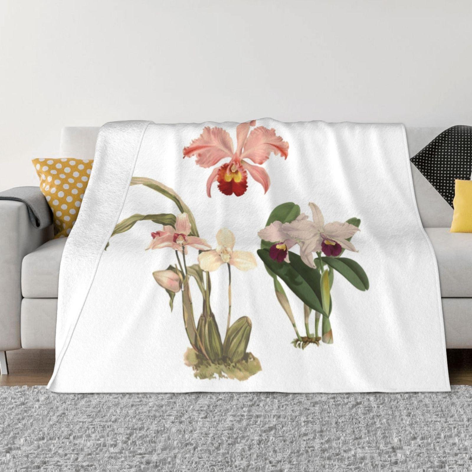 T-Shirt For Orchid Lady Or Orchid Lover Fashion Soft Warm Flannel Blanket Orchid Lady Orchids Orchid Whisperer Orchid Lovers 30x40in