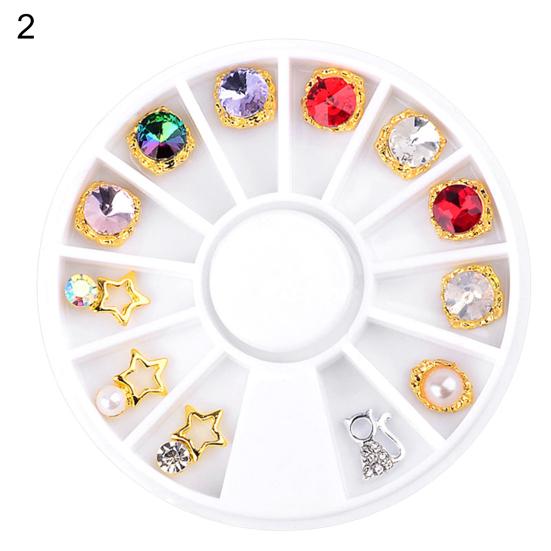 Glass Rhinestones Nail Decoration Manicure Diy Jewelry Accessory