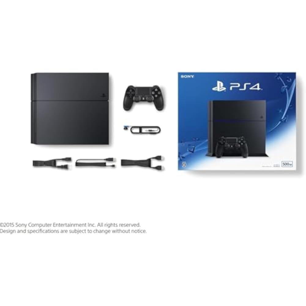 [Odnowiony] SONY Sony PlayStation 4 500GB CUH-1200AB01 Jet Black PS4 PlayStation 4 PlayStation ...