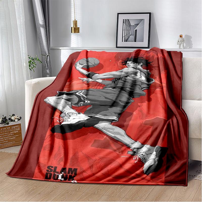 SLAM DUNK 29 Style New Cartoon SHOHOKU Basketball Anime Blanket,Soft Throw Blanket for Home Bedroom Bed Sofa Travel Cover Kids