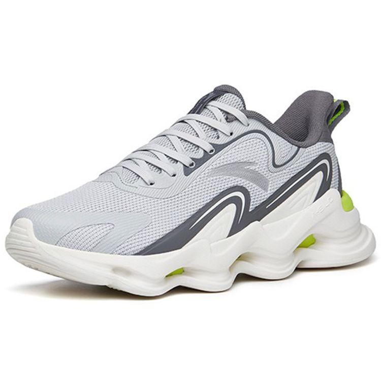 Anta Running Series Lian Comfortable Casual Low-Top Running Shoes Men sneaker White Black 112215555-8