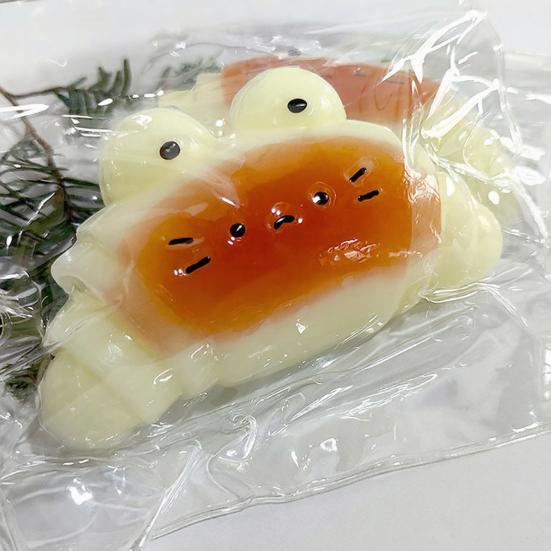 Cartoon Croissant Squeeze Toy Stress Relief Slow Rising Bread Sensory Toy Portable Kids Adults Simulated Food Pinch Fidget Toy