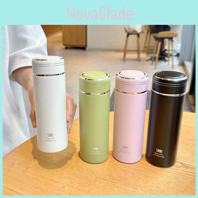 Travel Portable Insulated Mug With Straw Lock For Office And Outdoors