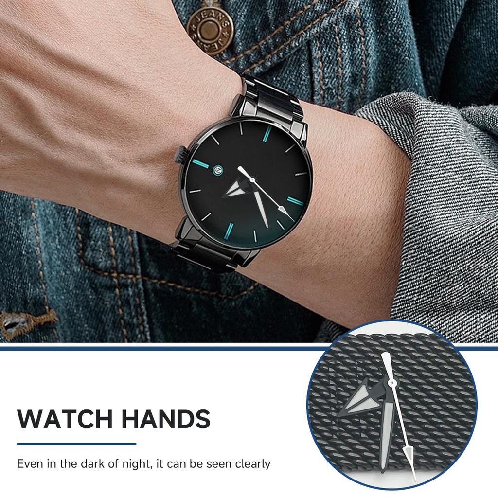 Hochwertiges Uhrenzubehör Zeiger NH 35 NH36 Zeiger Grün Leuchtend Geeignet Für NH 35 NH36/4R/7S Uhrwerk