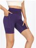 Unisex Quick-Dry 6-Pocket Kangaroo Running Shorts for Yoga and Cycling