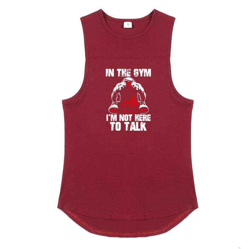 Mens Casual Fitness Sleeveless Splicing Shirts Gym Bodybuilding Sports Running Vests Workout Muscle Cotton Breathable Tank Tops