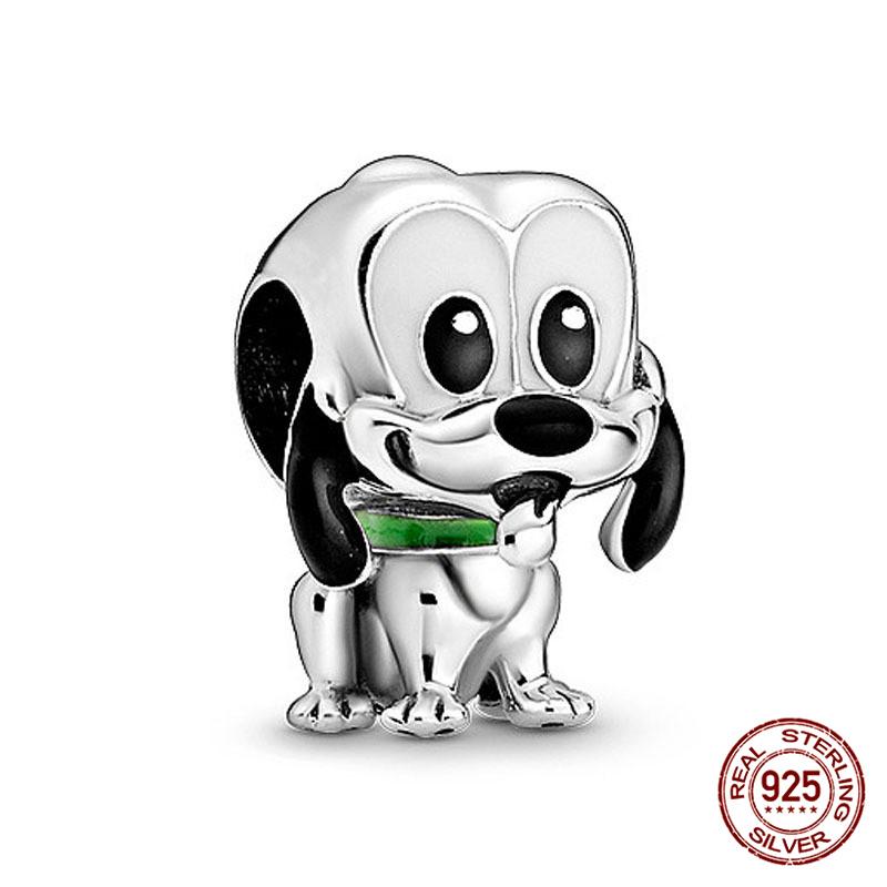 New  Mickey Minnie Beaded Marvel Lron Man Charms Plata De Leyoriginales Fit Bracelet Diy Jewelry Making Women'S Gift