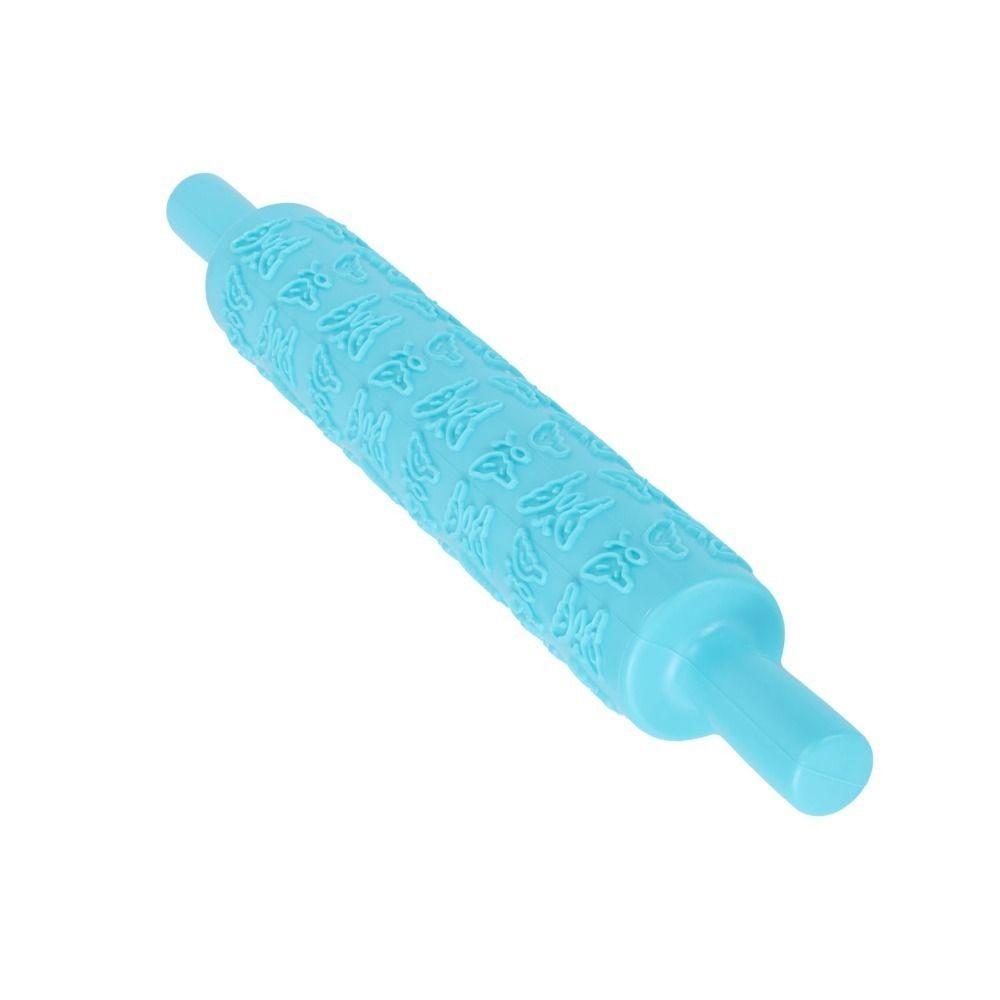 Heart, Butterfly Honeycomb Embossed Roller PP Pastry Roller Fondant Rolling Pin  Cake Decoration