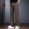 Amerikanische lässige Hose Herren Herbst und Winter locker gerade Jogginghose Fall hohe Straße elastisch schwere Luftschicht Hose