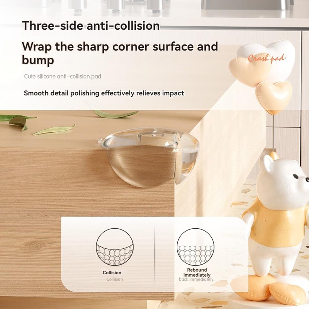 10 Pièces Protection Silicone Bébé Enfant Bord de Table Coin Protection Couverture Enfants Bord Anti-collision & Protections