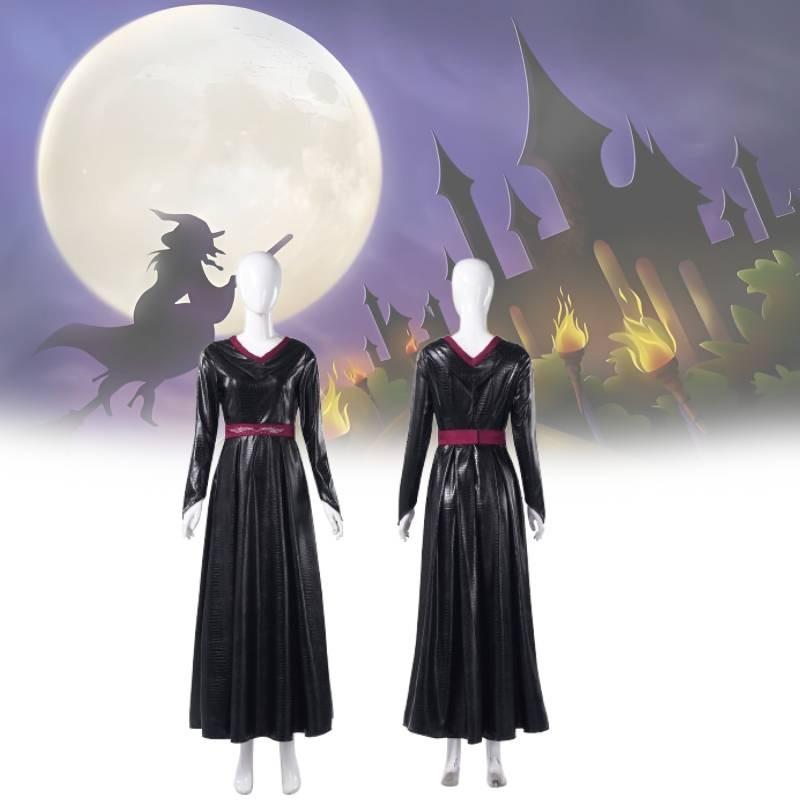 Halloween Costume Leather Girls Dress Medieval Renaissance Fashion Fans Retro
