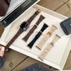 Bracelet en soie pour Apple Watch Series S11/S10/98765SE - Design taille fine pour femme.